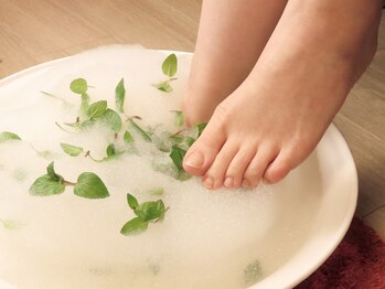 はなみらん/マタニティ用ハーブ&泡の足浴