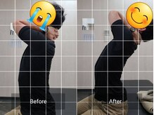 ナオル整体 西川口院(NAORU整体)/お客様のbefore/after　上体反り
