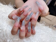 レアネイル 新宿(le'a nail)/ラメグラネイル