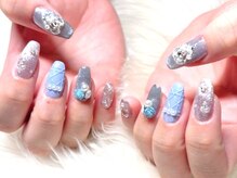 ネイルサロンブリス(nail salon Bliss)/☆Dior風・豪華キラキラネイル☆