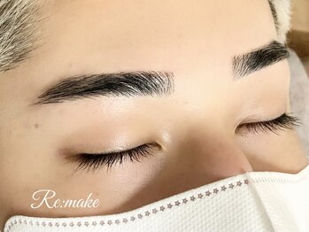 リメイク 吉祥寺(Re:make)の写真/《清潔感&洗練されたカッコイイは眉毛で創れる！》お痛みを最小限に抑えた毛抜き法で施術中もリラックス♪