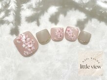 リトルビュー(little view)/フット手描き桜¥14980