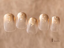 アイネイルズ 吉祥寺店(I nails)/冬ミラーグラデーション