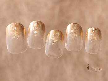 アイネイルズ 吉祥寺店(I nails)/冬ミラーグラデーション