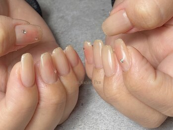 ペル(Per)/スキニーフレンチ×チーク