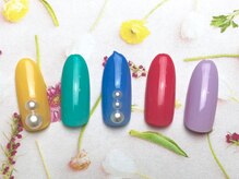 ネイルサロン&スクール ジーナ(GINA)/ワンカラー★カラフルPOP