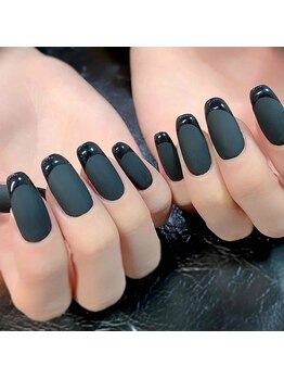 マットに艶フレンチ☆