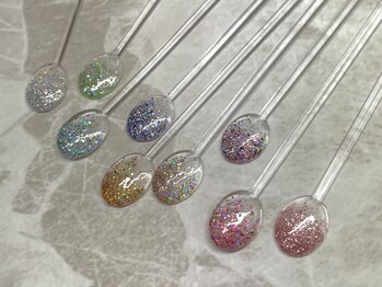 ラメグラデーション