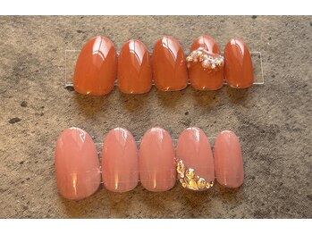 ブラウンネイル(brown nail)/〈定額デザイン6000円〉