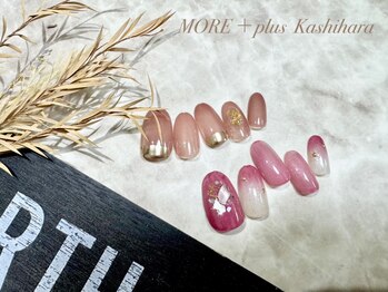 モアプラス 橿原店(MORE+plus)の写真/個性派/繊細アート/ニュアンスデザインなど、華やかで可愛い指先に仕上げます♪イベント前にもおすすめ◎
