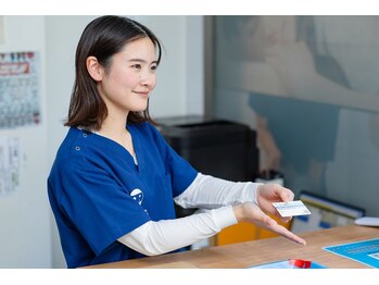 まつなが鍼灸整骨院 奥戸本院/受付♪≪整体/肩こり/腰痛≫