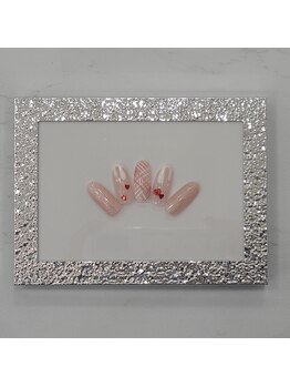 ディーネイル(Dnail)/2月キャンペーンネイル ¥7,700