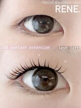 レネ(RENE.)/LEDエクステ×パーマ　１６０本