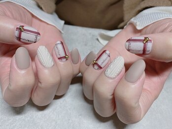 ラドール(La Dhole)/チェック＆ニット