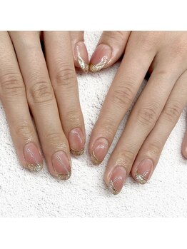 アイネイルズ 布施店(I.NAILS)/ガラスフレンチ