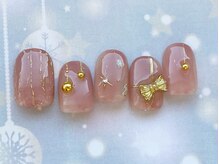 ココロ 新橋(kokoro)/クリスマスネイル★華やか