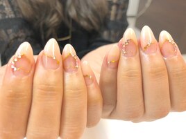 ハートフレンチネイル