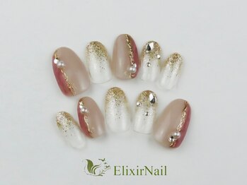 エリクサーネイル 神田(Elixir Nail)/シンプル/クーポン使用
