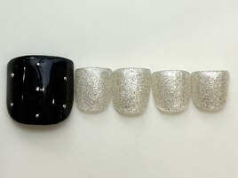 スタッズラメブラック¥7500