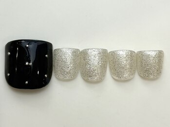 スタッズラメブラック¥7500