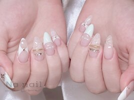 レースネイル/夏ネイル