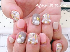 【ツイードネイル】