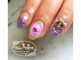 フラワーゼリーネイル