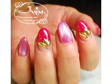 ジュジュ(Juju)/いちごネイル　クリスマスネイル