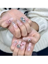 エンジェルズ ネイル サロン(Angel’s nail salon)/チップ長さ出し持ち込みデザイン