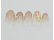 ネイルサロン アビー グランデュオ蒲田店(abbie)/春ニュアンス¥9603