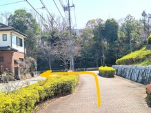 ぽかぽか整体/サロン道順３　直進し左へ