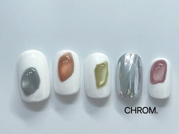 クロム(CHROM.)の写真/【完全個室のプライベートサロン】カラー200種類以上ご用意!!歴12年のベテランが担当いたします♪