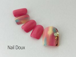 夏カラーフット