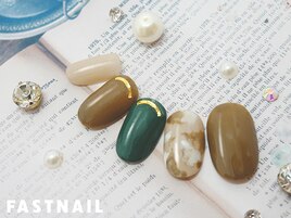 大理石風シックネイル¥6600