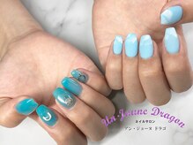 アン ジョーヌドラゴ/【自爪ネイル】アシメネイル