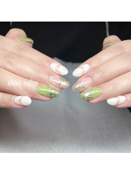 シンイサロン(shini salon)/#黄緑#ミラ