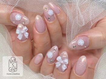 ネイルズガッシュ 川崎店(NAILsGUSH)/りぼん/ワンホン/韓国/春ネイル