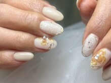 ジョアネイル(JOA Nail)/定額/手描きフラワー/秋