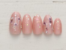ネイル ミックス 町田店(Nail Mix)/押し花ネイル　5990円