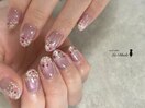 押し花グラデーション
