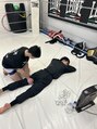 イーグルベース 大山店(EAGLEBASE) ムエタイ日本チャンピオンの選手の調整も行っていました!