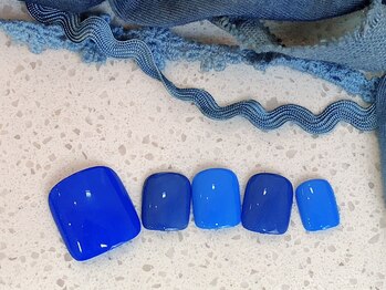 ネイルサロン&スクール ジーナ(GINA)/ブルーワンカラー