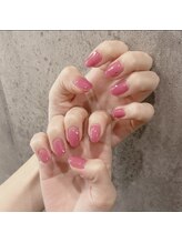 アンダーバーホワイトプラス 南海難波店(_WHITE+)/ピンクネイル