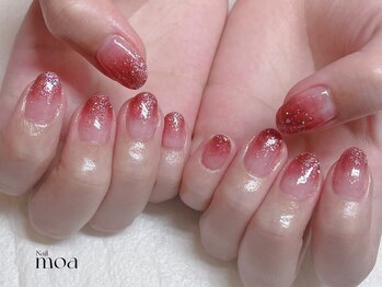 モア(moa)/カラグラ ラメ ピンク