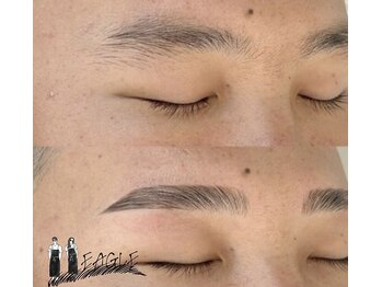 イーグル 天王寺(EAGLE)/メンズ平行眉/メンズ眉毛/美眉