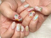 スーン(S∞N)/ぷくぷくフラワーネイル