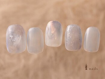 氷オーロラブルーネイル