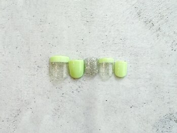 ネイルアンドアイラッシュ サロン エルザ(Nail&Eyelash Salon Elsa)/月替わりフットデザイン¥11500