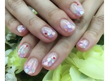 プルミエ ネイル(Premier Nail)/ハートホロフレンチ★