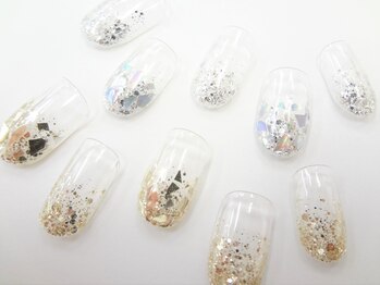 ネイルサロン クイール 小山店(NAIL SALON QUILL)/キラキララメグラデ